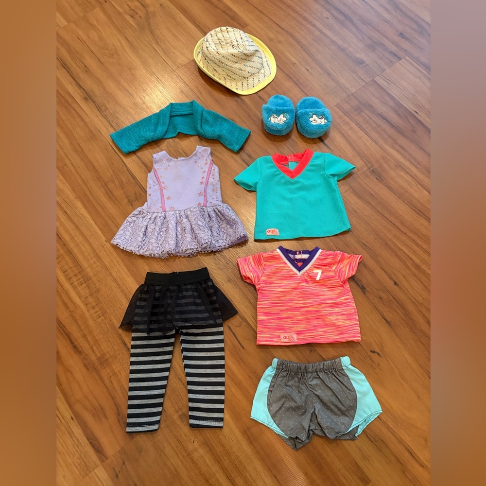 18” Doll Clothes - Set of 8